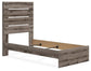 Graystorm  Panel Bed, Dresser, Mirror, Chest And Nightstand
