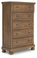 Feddinger California  Panel Bed With Mirrored Dresser, Chest And Nightstand