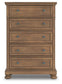 Feddinger  Storage Sleigh Bed With Mirrored Dresser, Chest And Nightstand