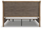 Feddinger California  Storage Sleigh Bed With Mirrored Dresser