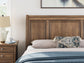 Feddinger California  Storage Sleigh Bed With Mirrored Dresser