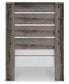 Graystorm  Panel Bed, Dresser, Mirror And Nightstand