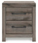 Graystorm  Panel Bed, Dresser, Mirror And Nightstand