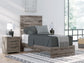 Graystorm  Panel Bed, Dresser, Mirror And Nightstand