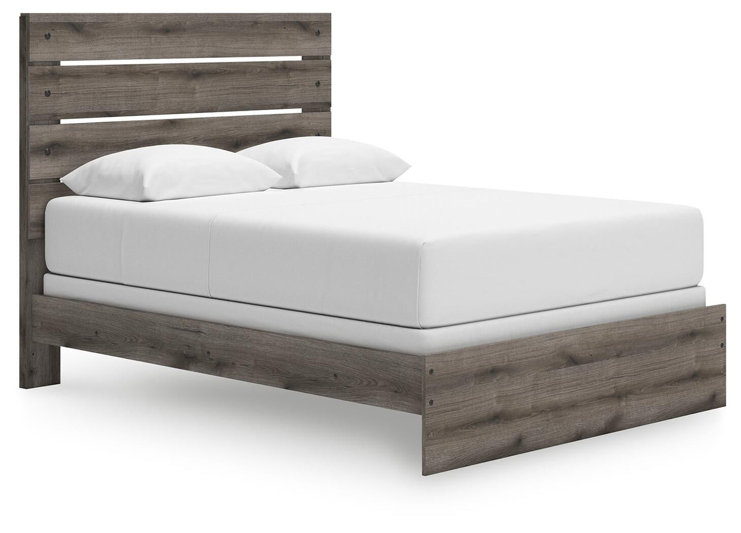 Graystorm  Panel Bed, Dresser, Mirror, Chest And Nightstand