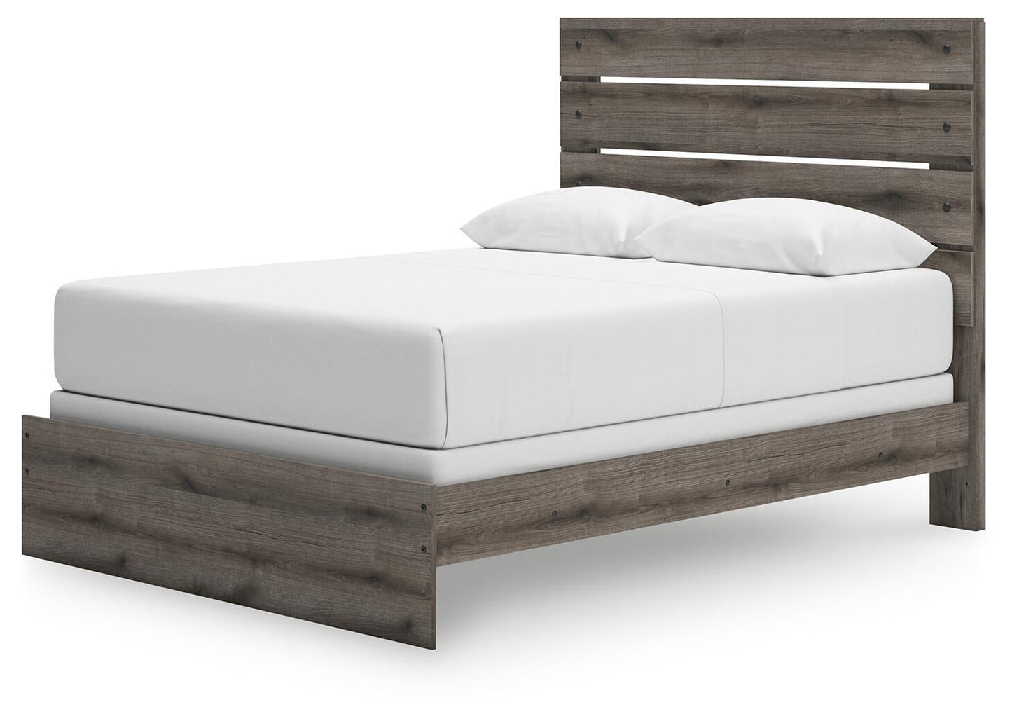 Graystorm  Panel Bed, Dresser, Mirror, Chest And Nightstand