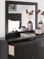 Maribel  Panel Bed, Dresser, Mirror, Chest And Nightstand