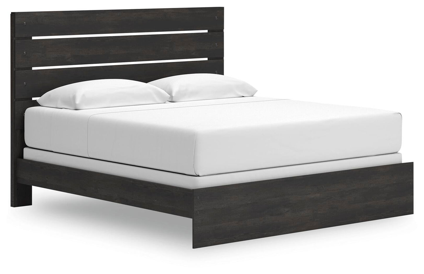 Hollivern  Panel Bed, Dresser And Mirror