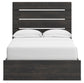 Hollivern  Panel Storage Bed, Dresser And Mirror