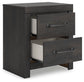 Hollivern  Panel Storage Bed, Dresser, Mirror And Nightstand