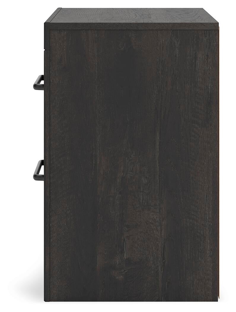 Hollivern  Panel Storage Bed, Dresser, Mirror And Nightstand