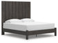 Fraluna  Panel Bed, Dresser And Mirror