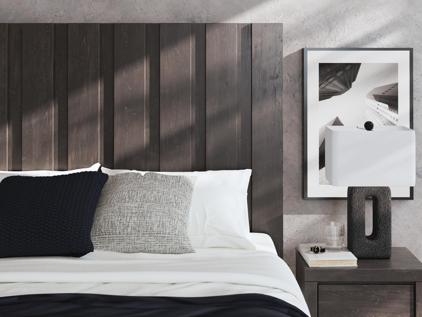 Fraluna  Panel Bed, Dresser And Mirror