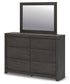 Fraluna  Panel Storage Bed, Dresser, Mirror, Chest And Nightstand