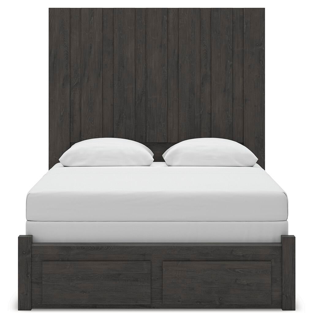 Fraluna  Panel Storage Bed, Dresser, Mirror, Chest And Nightstand