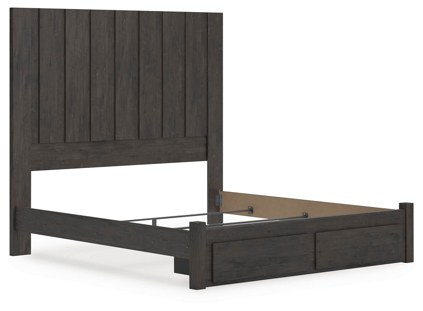 Fraluna  Panel Storage Bed, Dresser, Mirror And Nightstand