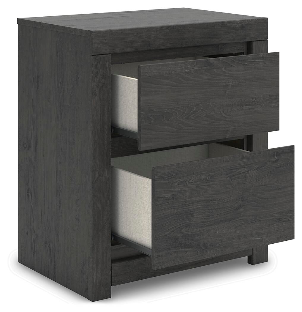 Fraluna  Panel Storage Bed, Dresser, Mirror And Nightstand