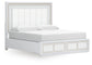Chalanna  Upholstered Storage Bed, Dresser And Mirror