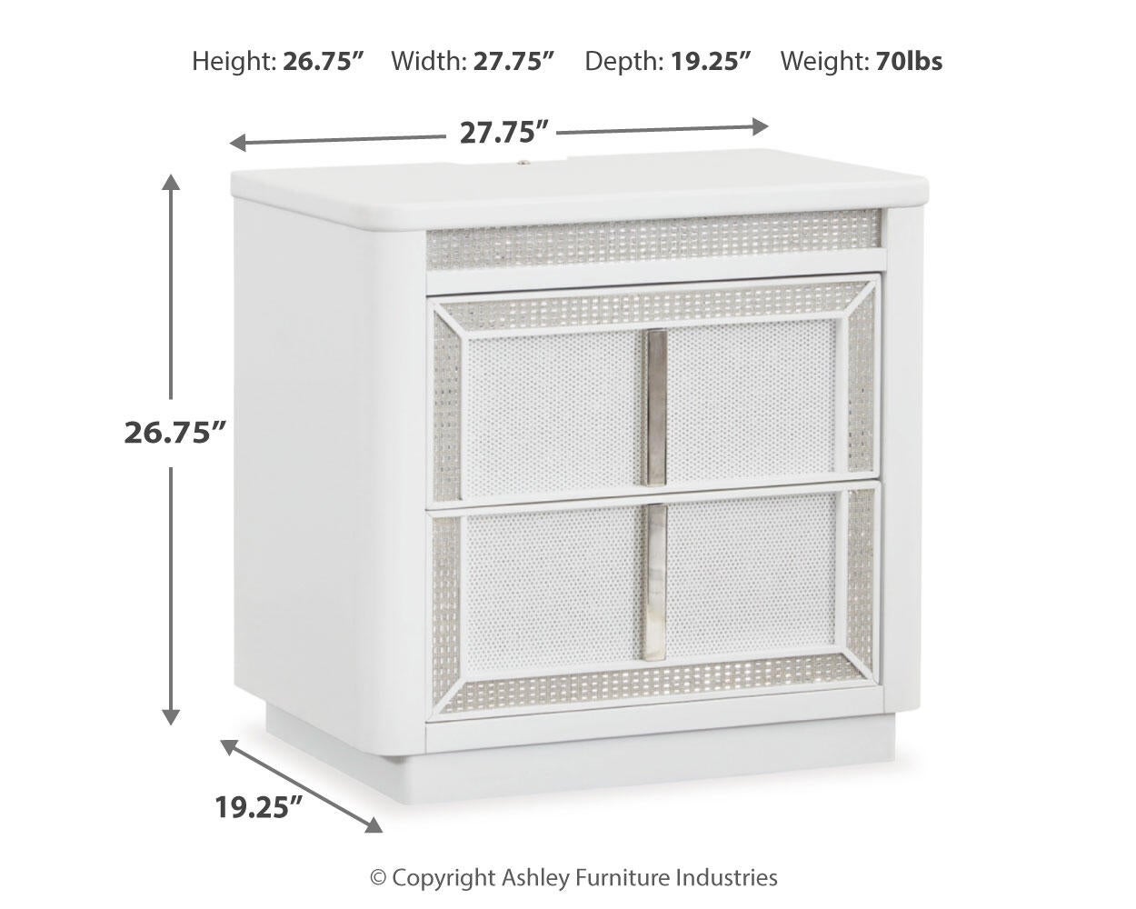 Chalanna California  Upholstered Storage Bed, Dresser, Mirror, Chest And Nightstand