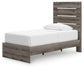 Graystorm  Panel Storage Bed, Dresser, Mirror And Nightstand