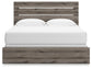 Graystorm  Panel Bed, Dresser, Mirror, Chest And Nightstand