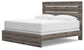 Graystorm  Panel Bed, Dresser, Mirror, Chest And Nightstand