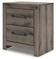 Graystorm  Panel Bed, Dresser, Mirror, Chest And Nightstand