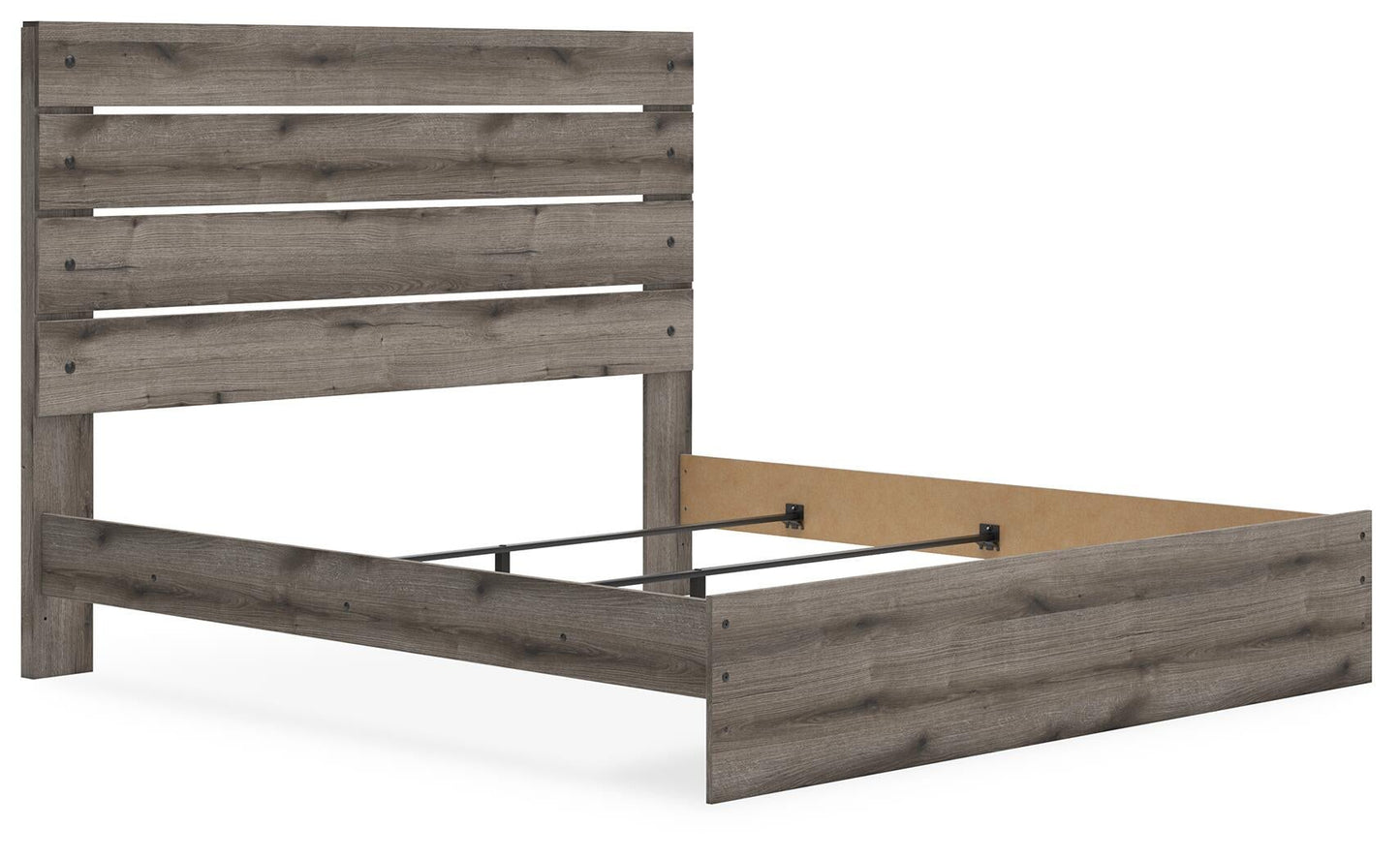 Graystorm  Panel Bed, Dresser And Mirror