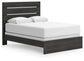 Hollivern  Panel Bed, Dresser, Mirror, Chest And Nightstand