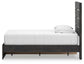Hollivern  Panel Storage Bed, Dresser And Mirror