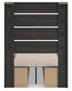 Hollivern  Panel Bed With Storage, Dresser, Mirror, Chest And Nightstand
