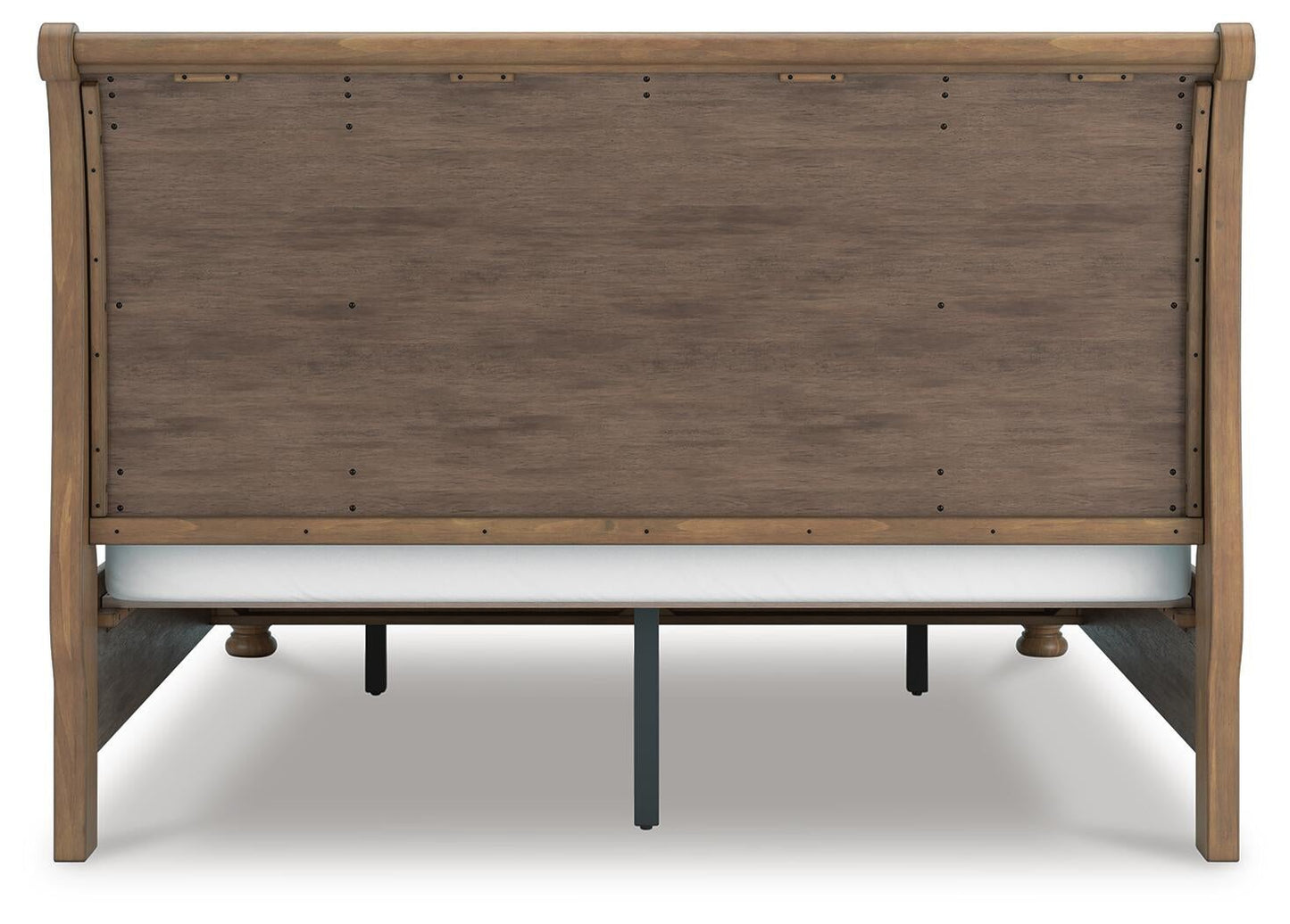 Feddinger  Storage Sleigh Bed With Mirrored Dresser