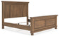 Feddinger  Panel Bed With Mirrored Dresser