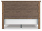 Feddinger  Panel Bed With Mirrored Dresser