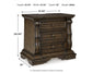 Maylee  Canopy Bed, Dresser, Mirror And Nightstand