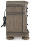 Ardenfield  Upholstered Sleigh Bed, Dresser, Mirror And Nightstand