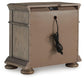Ardenfield California  Upholstered Sleigh Bed, Dresser, Mirror, Chest And Nightstand