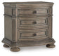 Ardenfield California  Upholstered Sleigh Bed, Dresser, Mirror, Chest And Nightstand