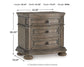 Ardenfield California  Upholstered Sleigh Bed, Dresser, Mirror, Chest And Nightstand
