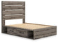 Graystorm  Panel Storage Bed, Dresser, Mirror And Nightstand