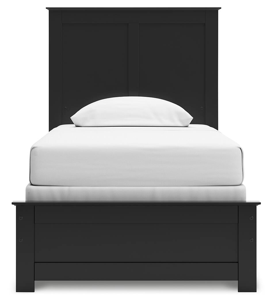 Maribel  Panel Bed, Dresser, Mirror And Nightstand