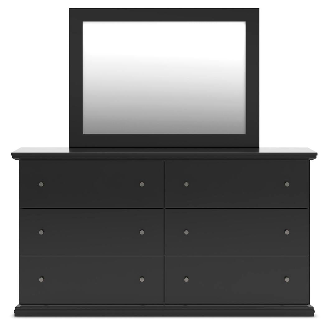 Maribel  Panel Bed, Dresser, Mirror And Nightstand