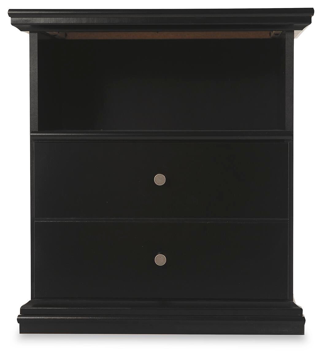 Maribel  Panel Bed, Dresser, Mirror And Nightstand