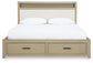 Calmoro California  Bookcase Bed With Mirrored Dresser