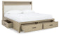 Calmoro California  Bookcase Bed With Mirrored Dresser