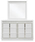Chalanna  Upholstered Storage Bed, Dresser, Mirror And Nightstand