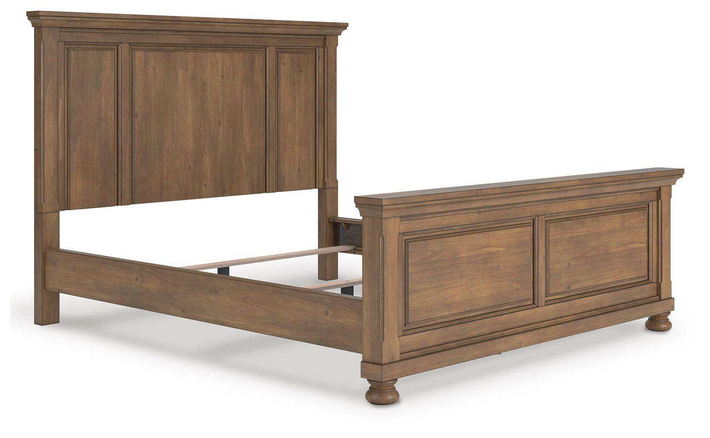 Feddinger California  Panel Bed With Mirrored Dresser