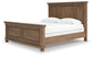 Feddinger California  Panel Bed With Mirrored Dresser
