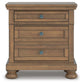 Feddinger  Panel Bed With Mirrored Dresser, Chest And Nightstand