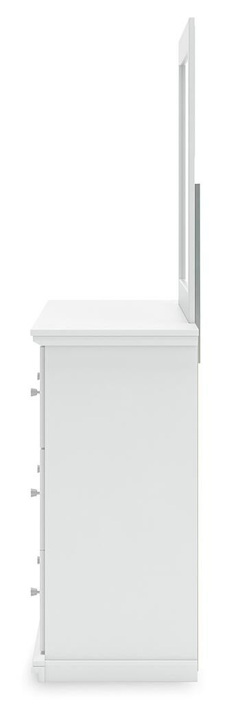 Bostwick Shoals  Panel Bed, Dresser, Mirror, Chest And Nightstand